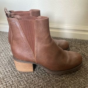 Brown ankle boots